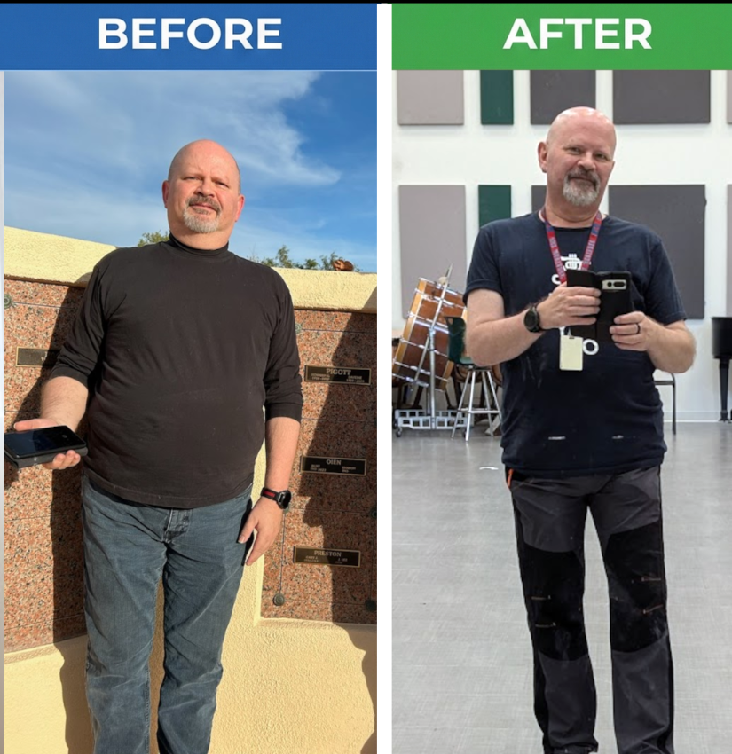 Michael's before and after